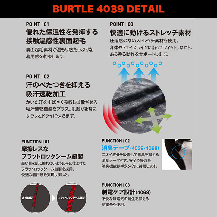 バートル　4068　ホットバラクラバ