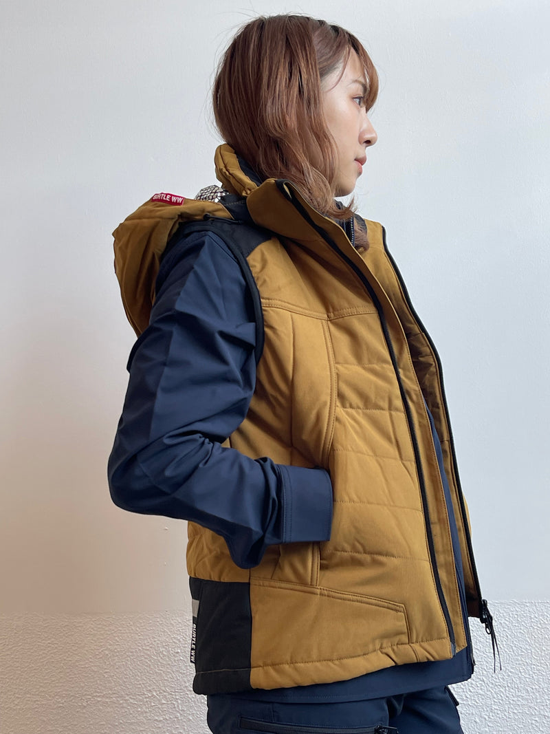 バートル 5274 防寒ベスト（大型フード付）